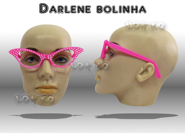 Óculos de festa darlene bolinha sem lente